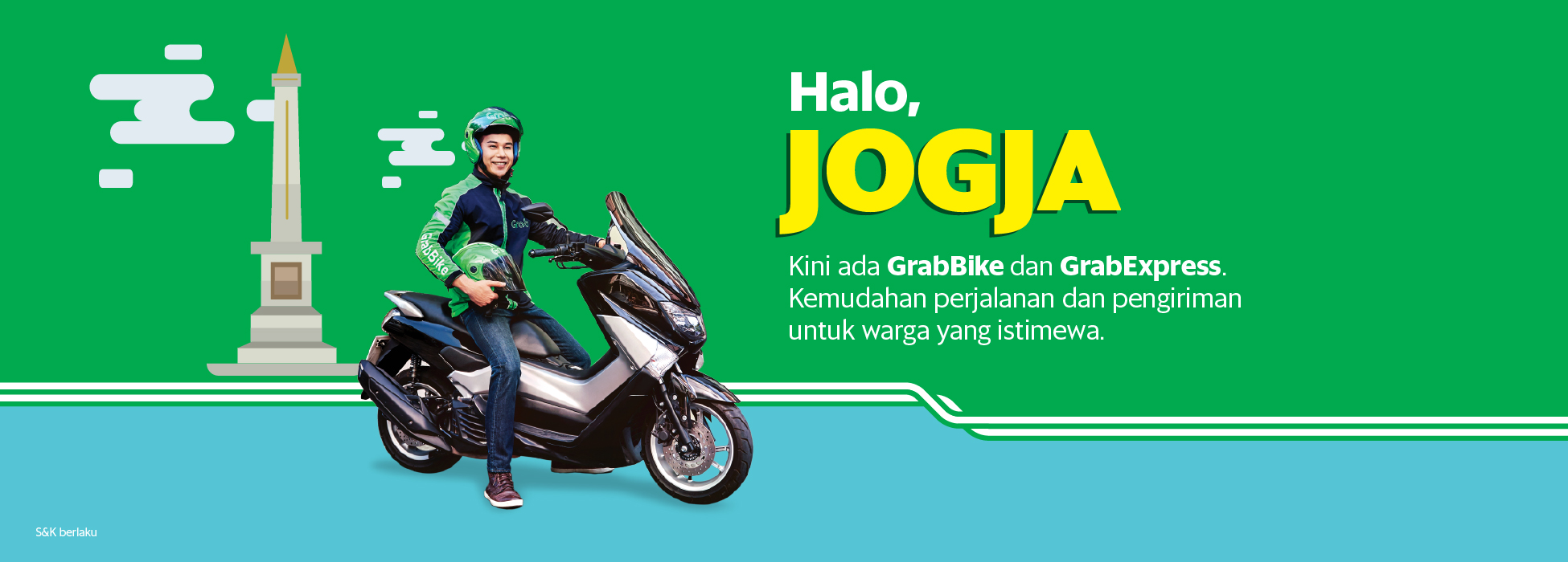 Pakai GrabBike untuk kemudahan perjalanan di Jogjakarta 