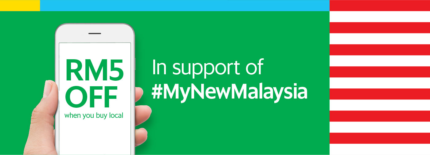RM5 OFF when you buy local In support of #mynewmalaysia